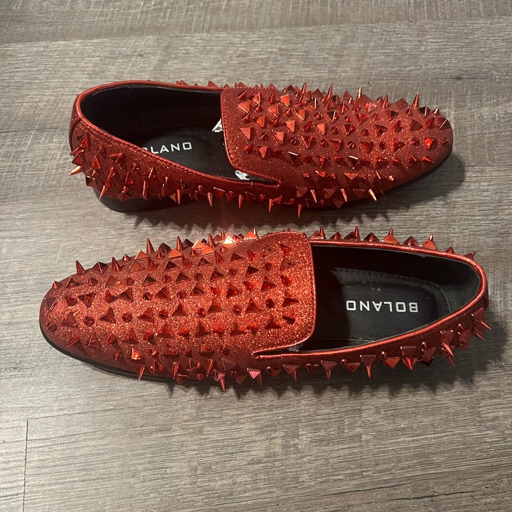 Bolano Men’s Slip-On/Loafer Spiked Luxury Shoe - Picture 6 of 10